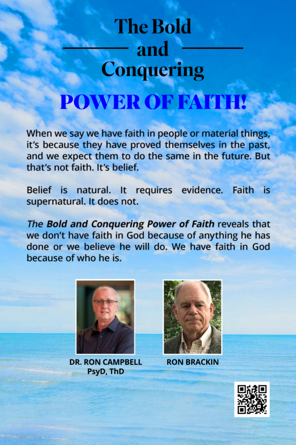 The bold and conquering power of faith back cover